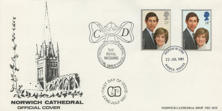 Royal Wedding 1981, Norwich Cathedral