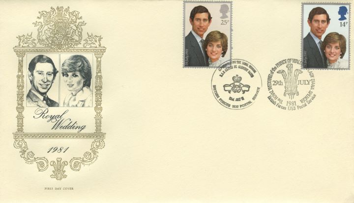 Royal Wedding 1981, Double dated cover