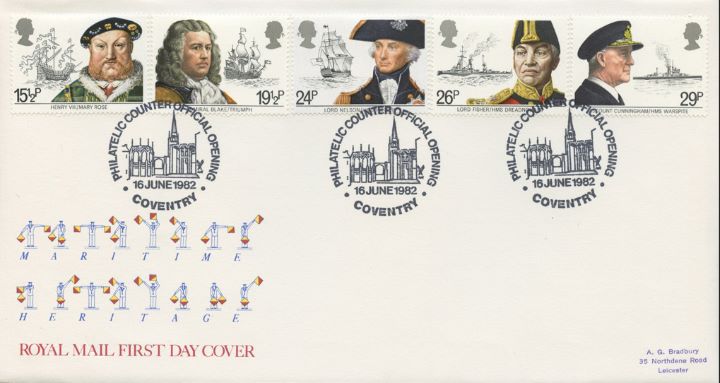 Maritime Heritage, Coventry Philatelic Counter