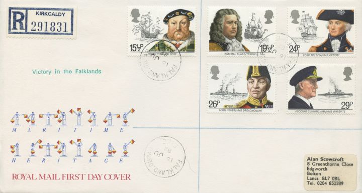 Maritime Heritage, Falkland postmark