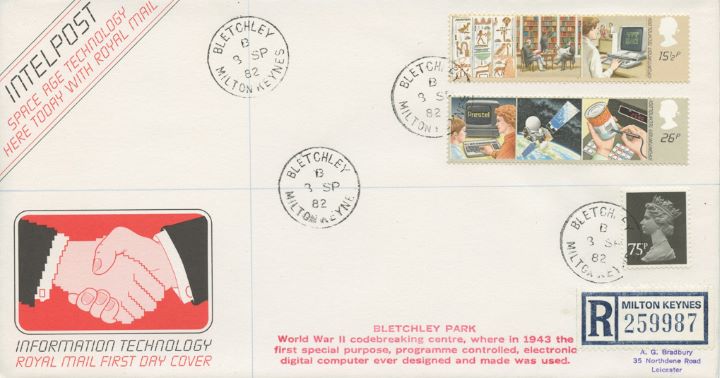 Information Technology, Bletchley Park postmark