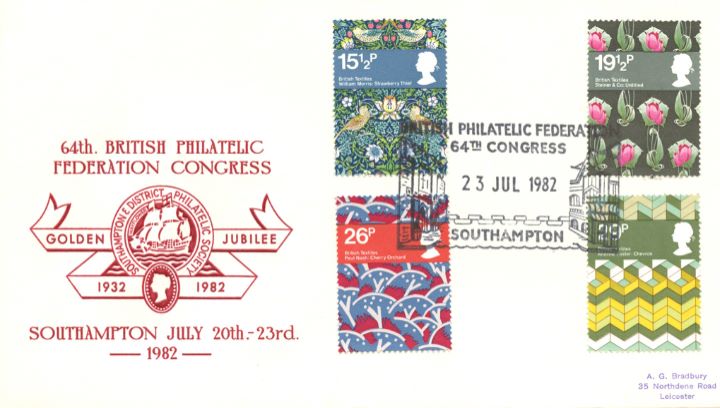 British Textiles, British Philatelic Federation Congresss