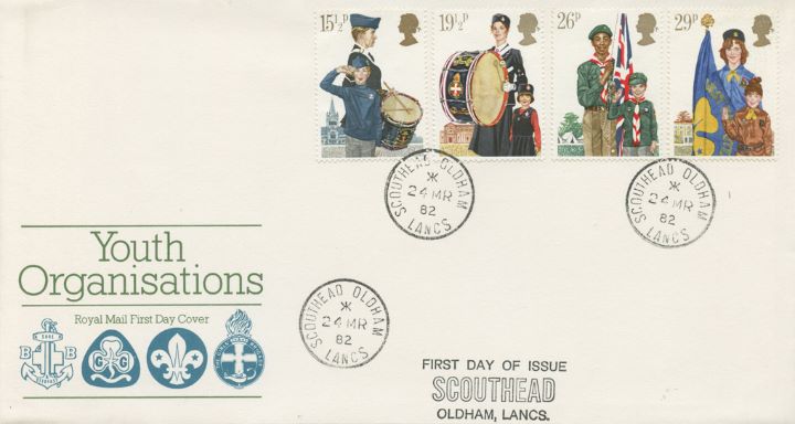 Youth Organisations, Scouthead postmark