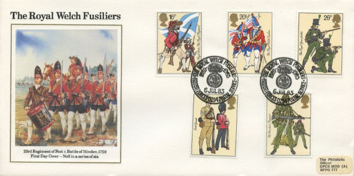 British Army, 23rd Regiment of Foot - Battle of Minden 1759