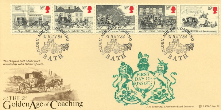The Royal Mail, Bath Mail Coach
