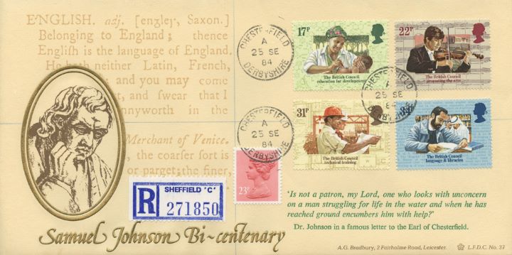 British Council, Samuel Johnson Bicentenary
