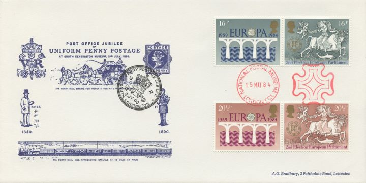 Europa 1984, Uniform Penny Postage