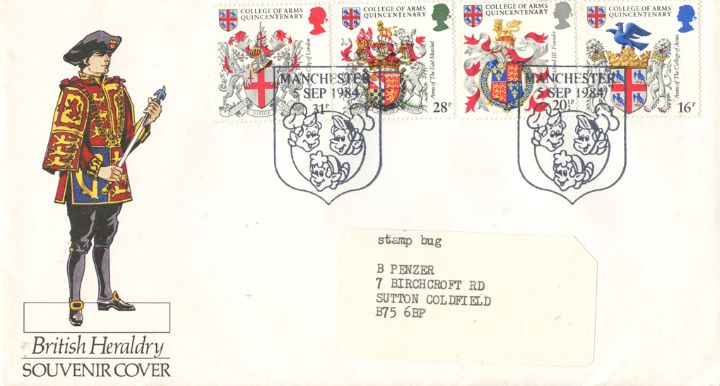 Heraldry, Stamp Bug Cover