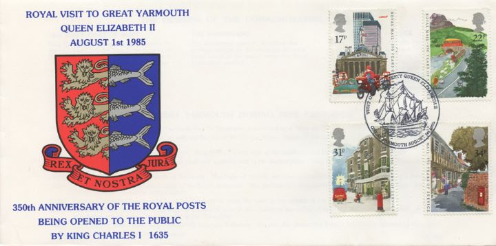 The Royal Mail, Royal Visit to Great Yarmouth