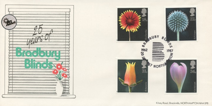 Flowers, Bradbury Blinds