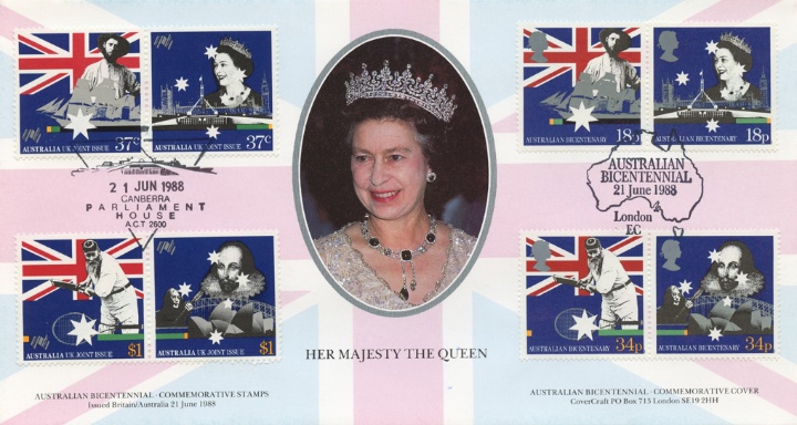 Australian Bicentenary First Day Cover BFDC