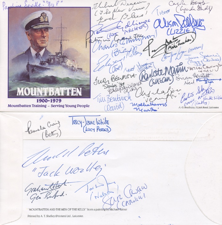 1989 Cast of the Archers, Mountbatten Training Cover