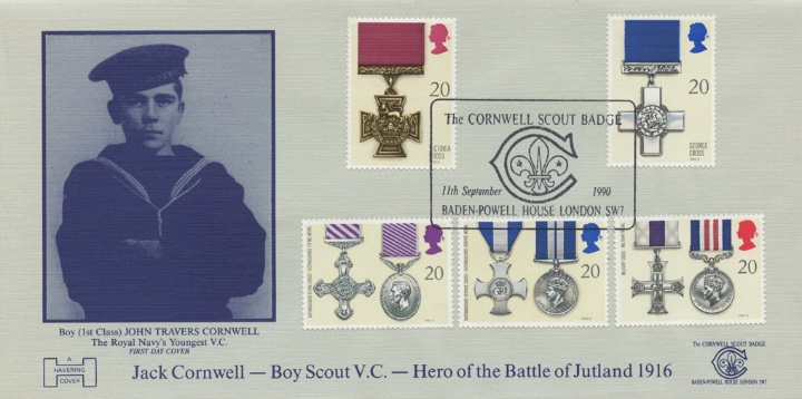 Gallantry, Jack Cornwell Boy Scout VC