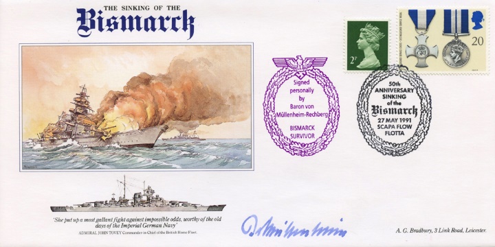 Bismarck, 50th Anniv. Sinking of the Bismarck