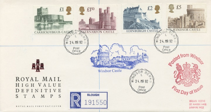 Castles: (EP), High Value Definitive Stamps