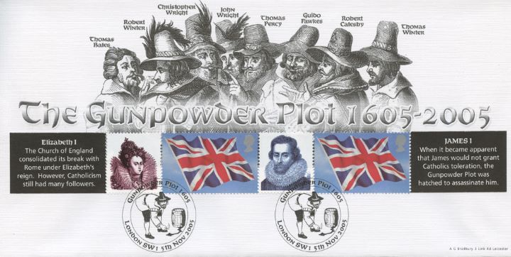 Gunpowder Plot 1, Elizabeth I & James I