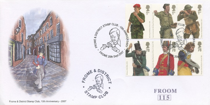 Army Uniforms, Frome & District Stamp Club