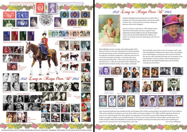 Long to Reign Over Us: Miniature Sheet, The Queen's Stamps