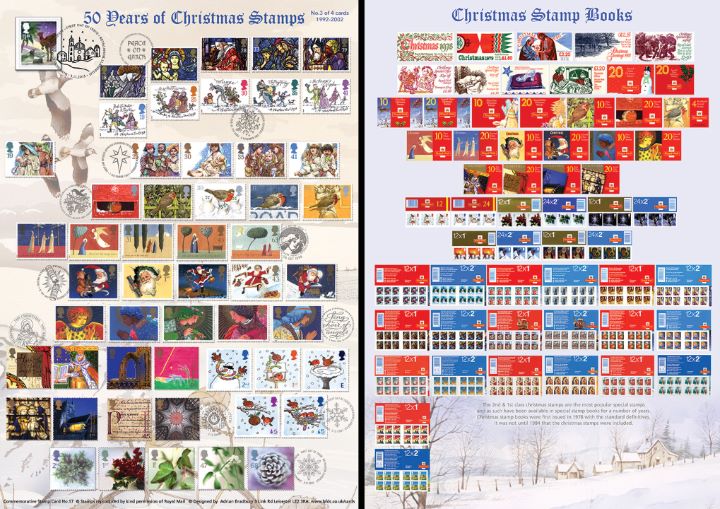 Christmas 2015, 50 Years of Christmas Stamps (Part 3)