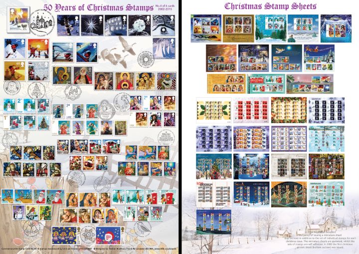 Christmas 2015, 50 Years of Christmas Stamps (Part 4)