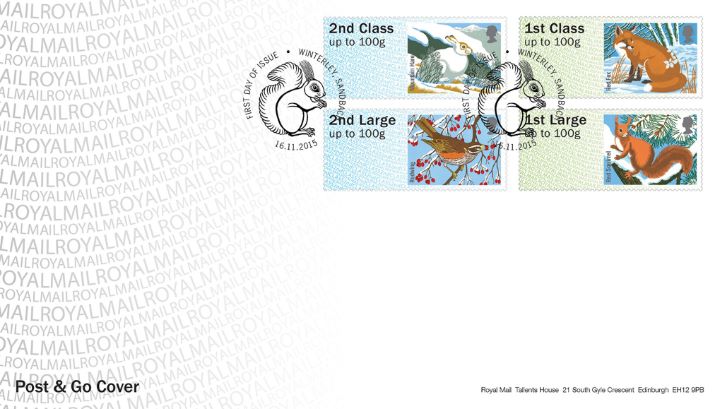 Winter Fur & Feathers, Royal Mail