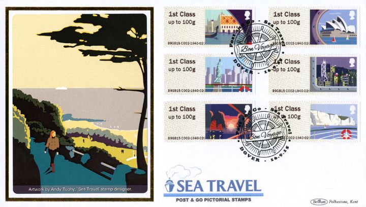 Sea Travel, English Seaside Poster