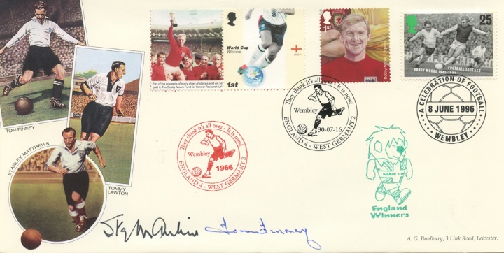 50th Anniversary of 1966 World Cup, Stanley Matthews & Tom Finney