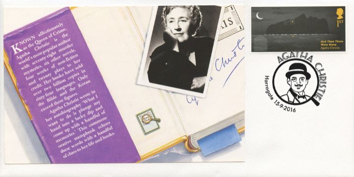 Agatha Christie, Portrait and Signature