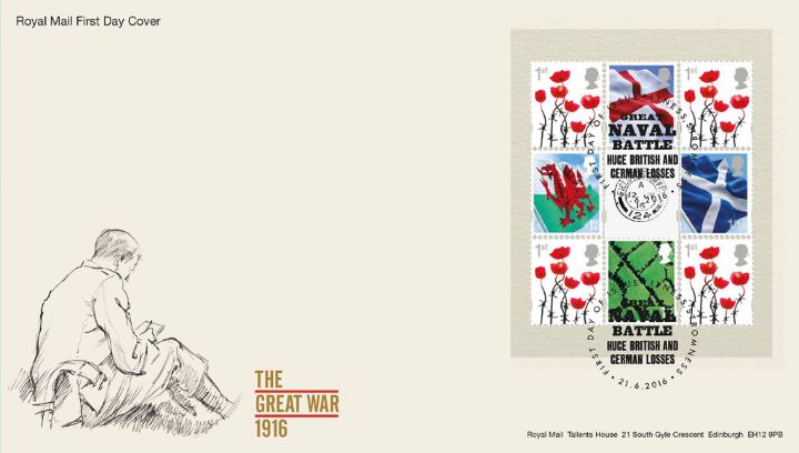 PSB: The Great War - Pane 1, Soldier writing home