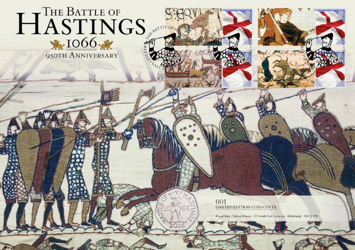 Battle of Hastings [Commemorative Sheet], Bayeux Tapestry