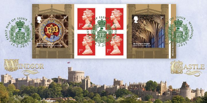 Self Adhesive: Windsor Castle, Panoramic view of Windsor Castle