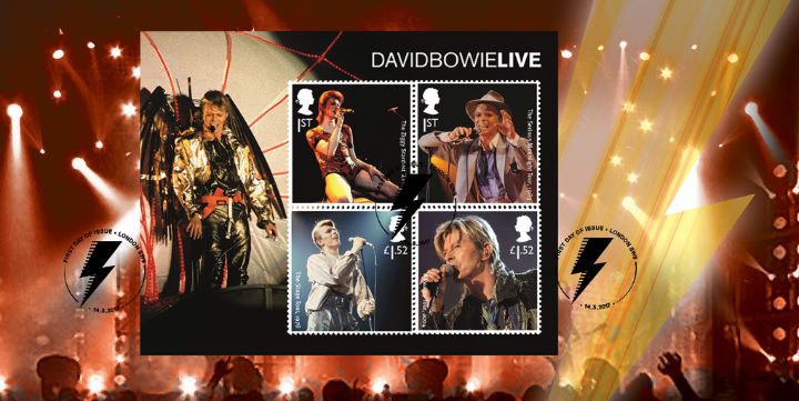 David Bowie: Miniature Sheet, Live Concert