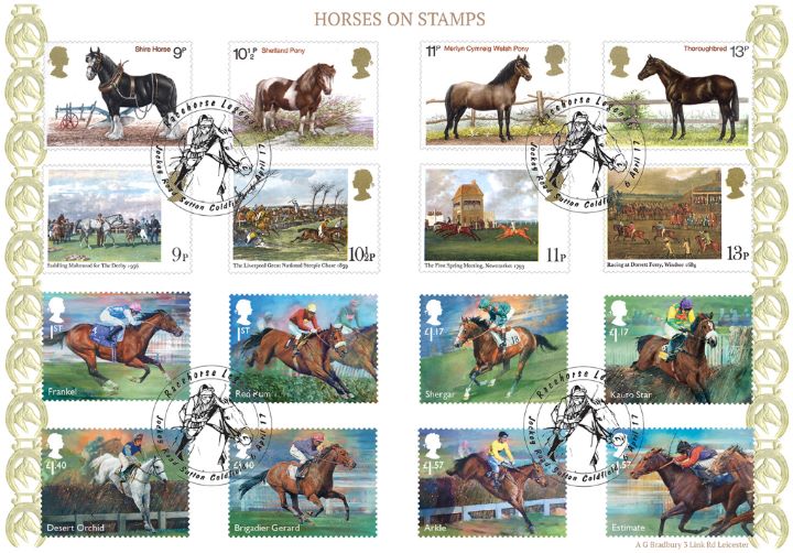 Racehorse Legends, Horses on Stamps