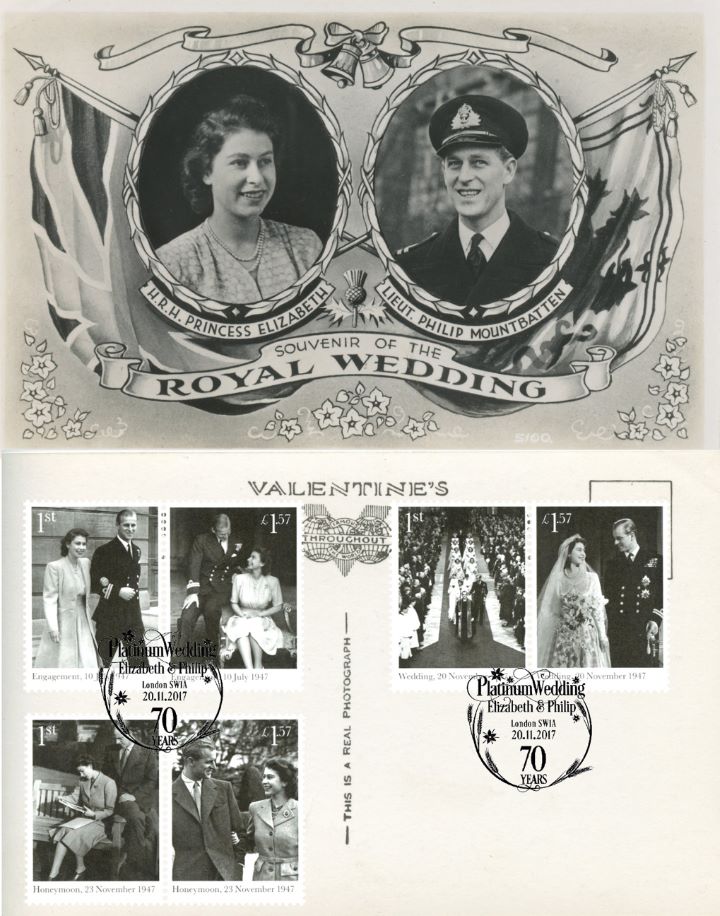 Platinum Wedding: Miniature Sheet, Princess Elizabeth & Philip Mountbatten