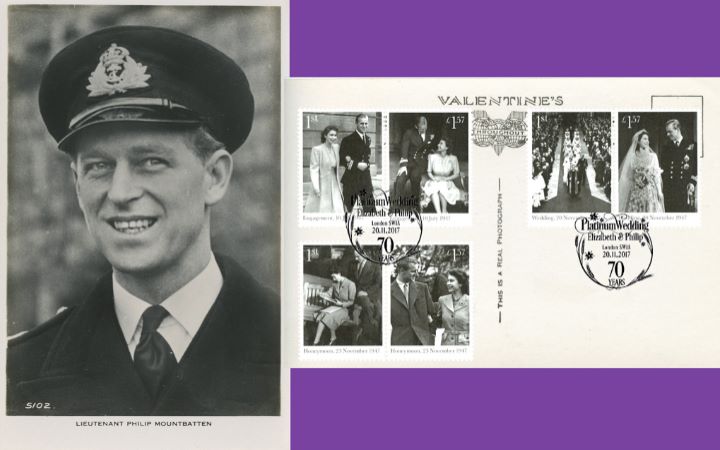 Platinum Wedding: Miniature Sheet, Lieutenant Philip Mountbatten