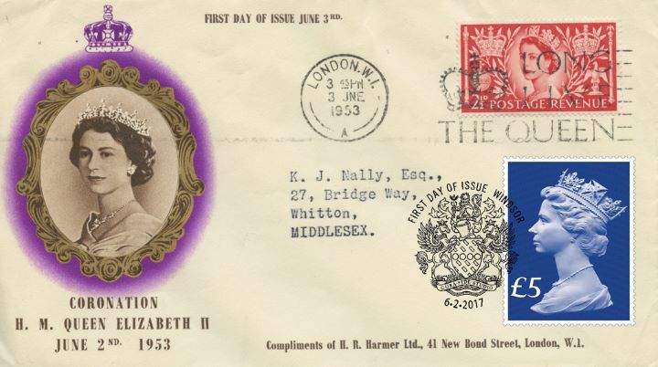 65th Anniversary of Queen's Accession, Original 1953 Coronation Covers