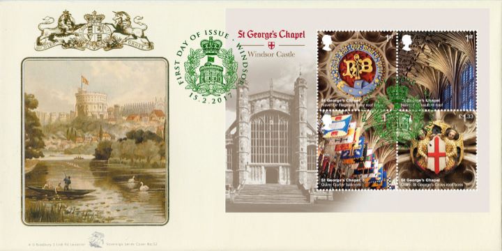 Windsor Castle: Miniature Sheet, Windsor Castle & Coat of Arms