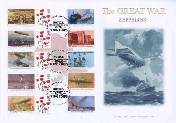 Great War: Zeppelins, Zeppelin holding up Merchant Ship