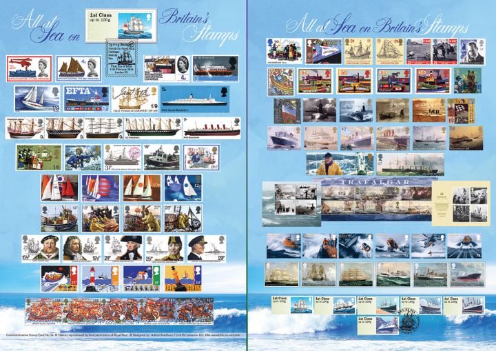 Mail by Sea, All at Sea on Royal Mail Stamps