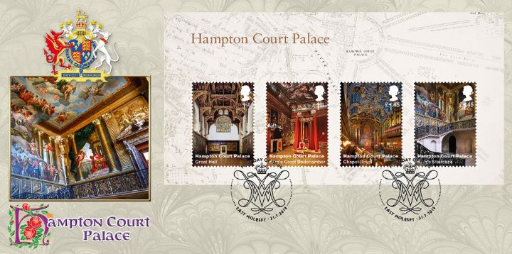 Hampton Court: Miniature Sheet, Kings Staircase