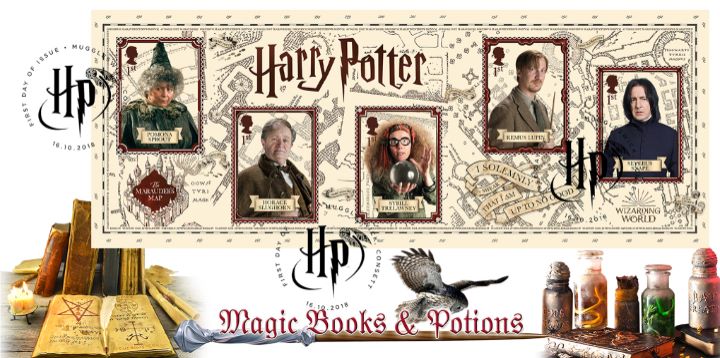 Harry Potter: Miniature Sheet, Magic Books and Potions