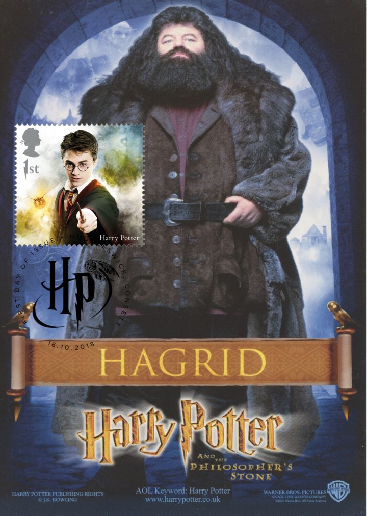 Harry Potter, Hagrid promotion postcard