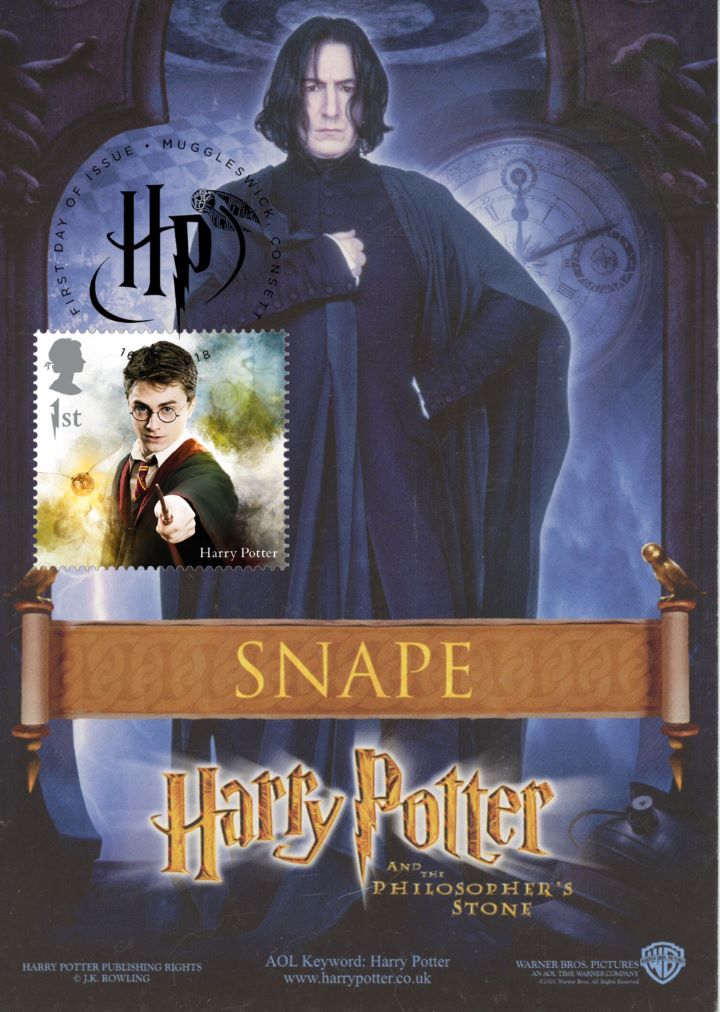 Harry Potter, Snape promotion postcard