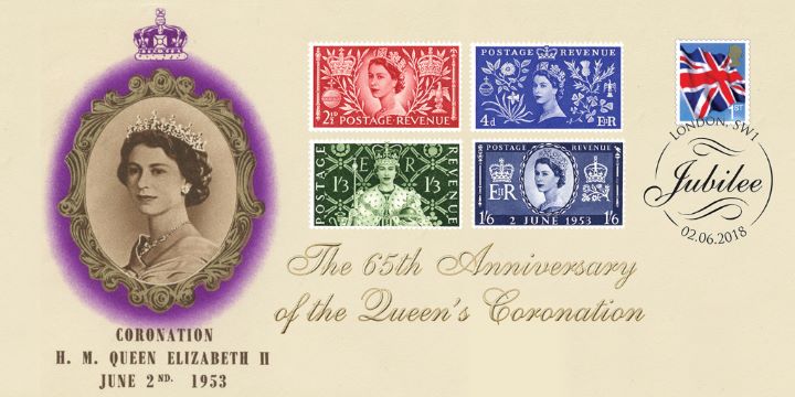 65th Anniversary of the Queens Coronation, Coronation Stamps