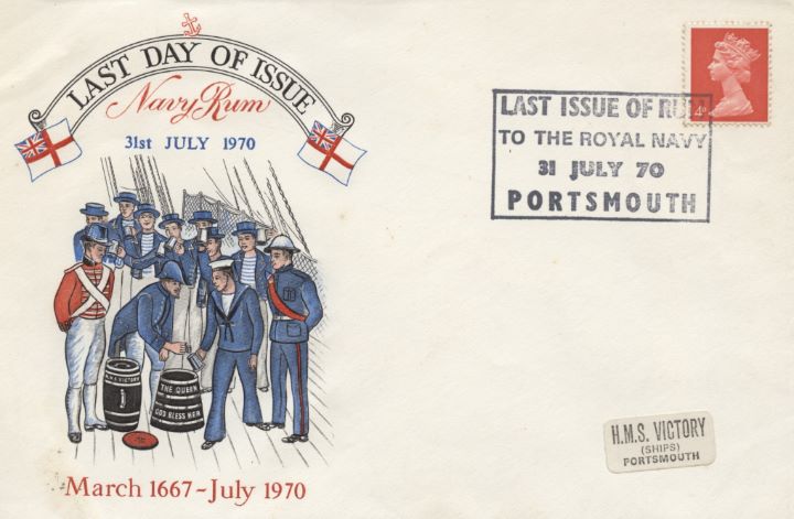 Last Issue of Rum, The Royal Navy