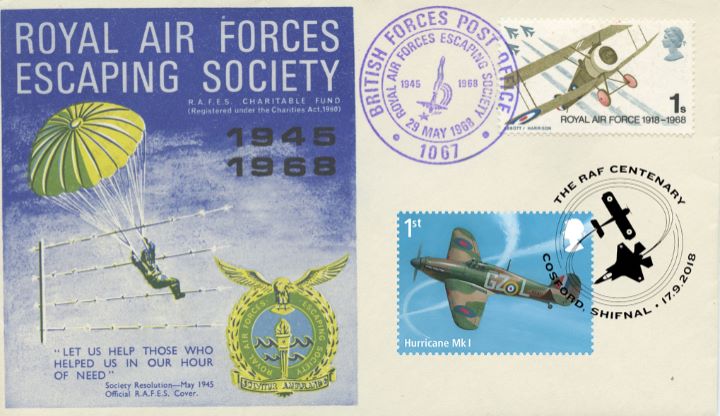 RAF Centenary, Double-dated 50th Anniversary 01