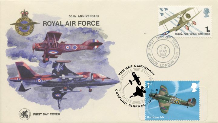 Centenary of the RAF, Double-dated 50th Anniversary 03