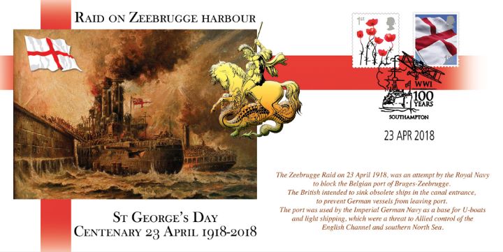 Raid on Zeebrugge Harbour, St George's Day Centenary 1918-2018