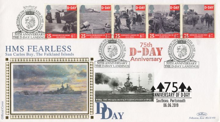 D-Day, 50th/75th Anniversaries Double Dated