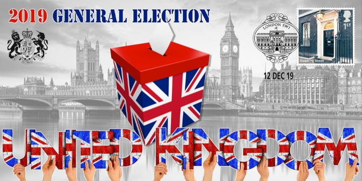 General Election, Ballot Box and Houses of Parliament